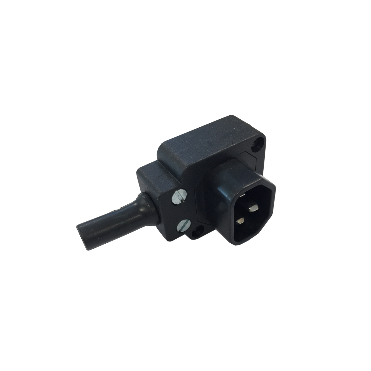 Angled PX0685 Series Black Screw Terminals EN60 320-2-2 Standard Sheet E Class I