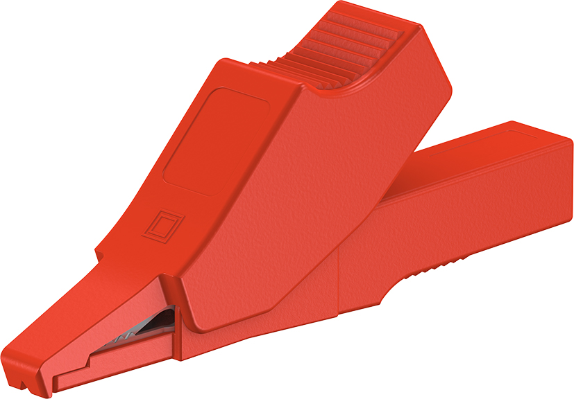 2 mm veiligheidstestclip rood - XKK-200 rood