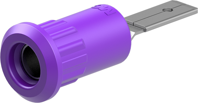4mm violette contactdoos - EB4-IFA/N violet