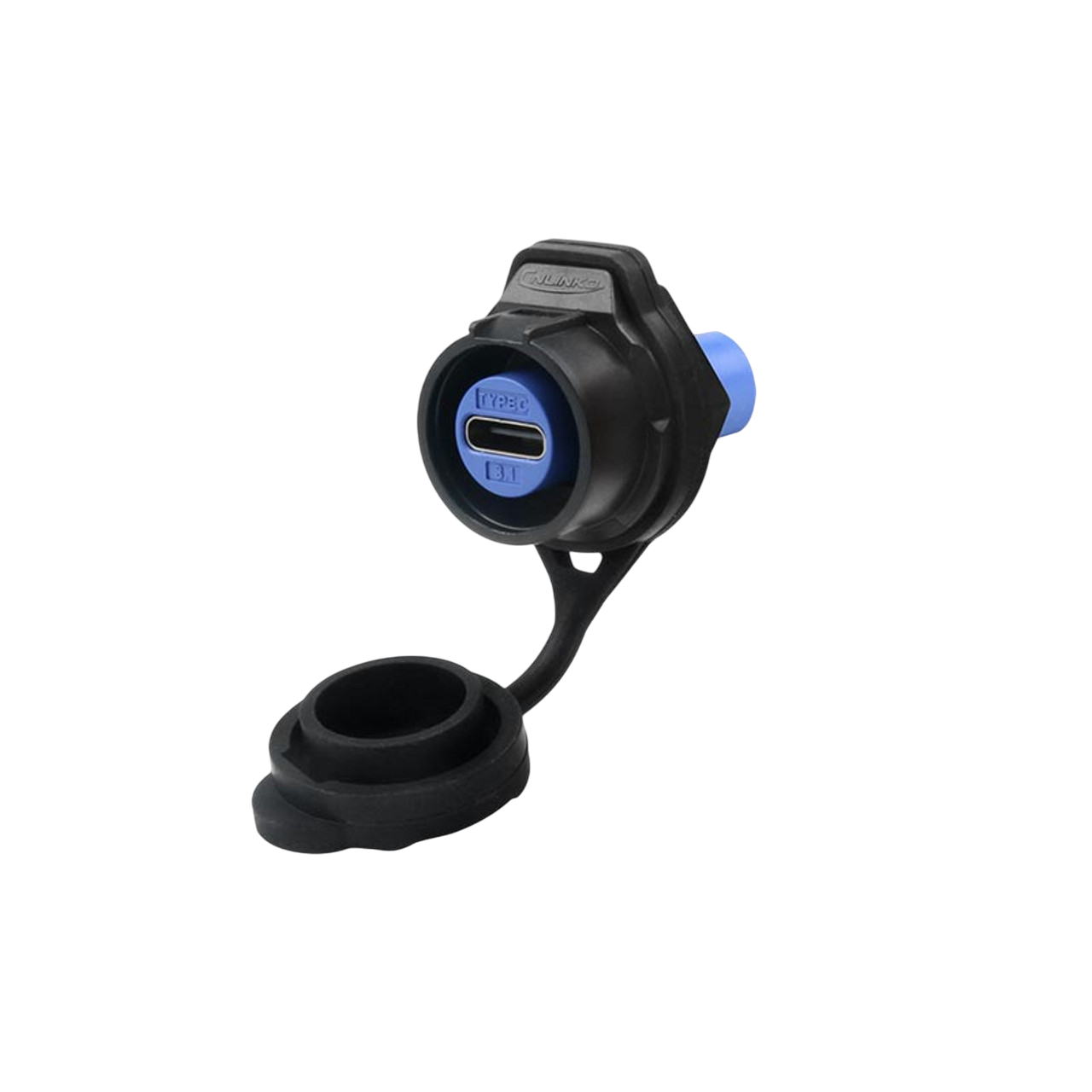 LP16 USB-C doorvoer Snelle vergrendeling IP67/68 kunststof
