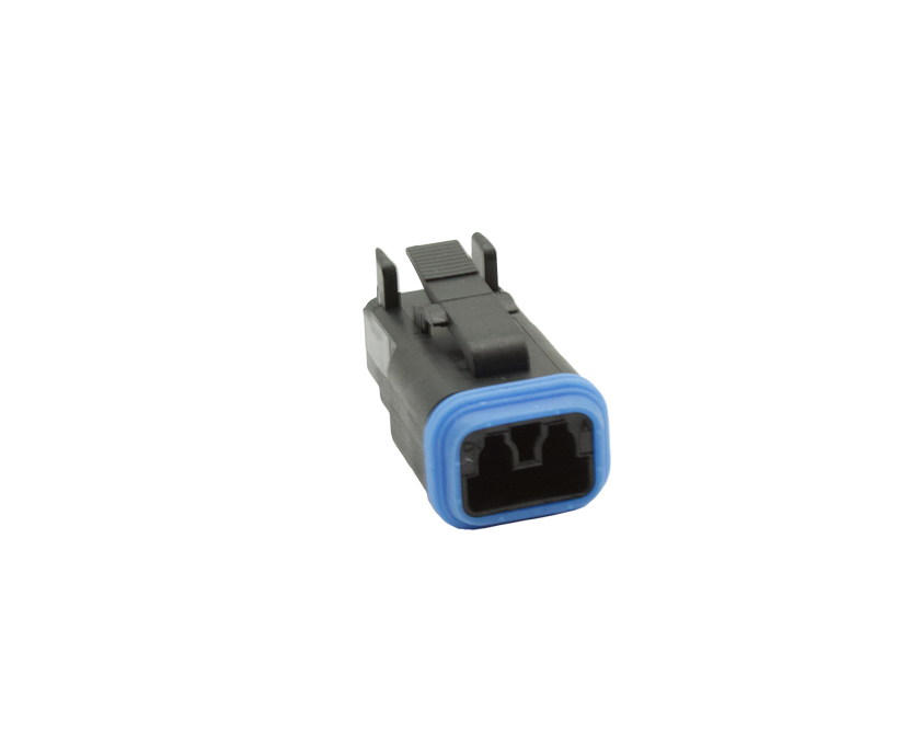 2 Contacts Male Standard Rectangular Black Connector - ESR