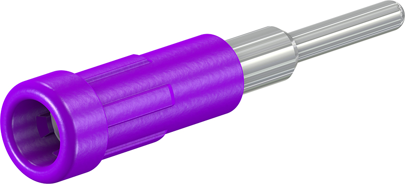 2 mm geïsoleerde stijve violette bus - EPB-2N/S violet