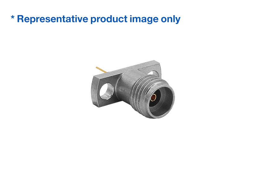 2.92mm Jack Straight 2 Hole Flange RF Connector