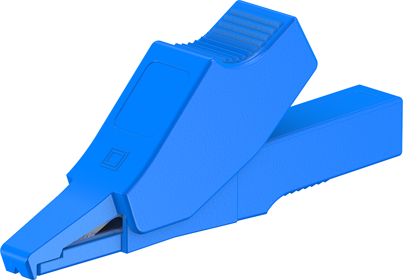 2 mm veiligheidstestclip blauw - XKK-200 blauw