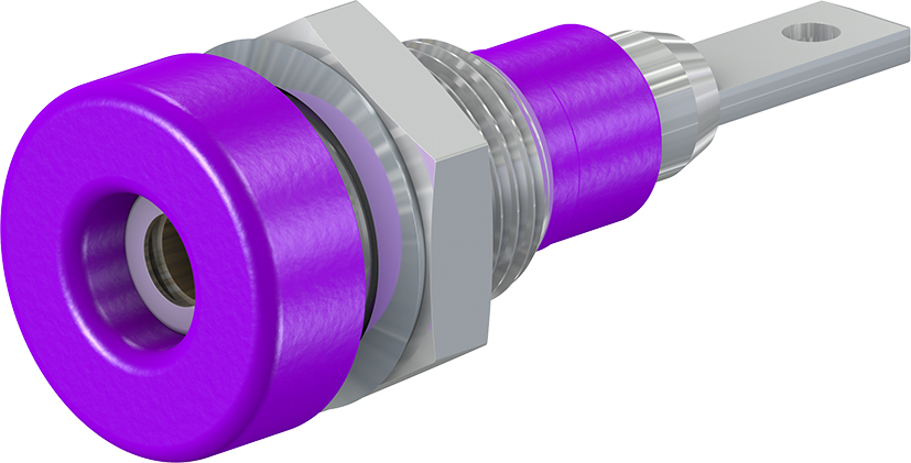 2 mm fitting violet - LB-IF2R violet - zeskantmoer