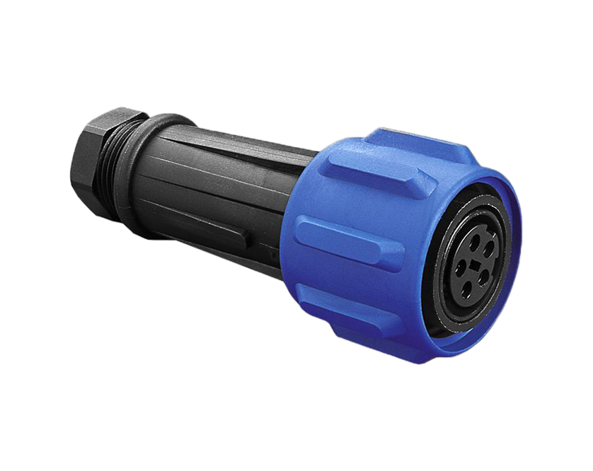PX0911 Series 4 Contact Socket 7mm-9mm Cable (Dark Grey Gland)