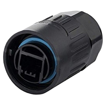 RJ45-stekkerbehuizing van kunststof voor RJ45-stekker
