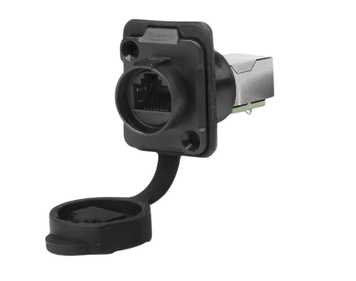 LP16 RJ45 doorvoer Snelle vergrendeling IP67/68 kunststof