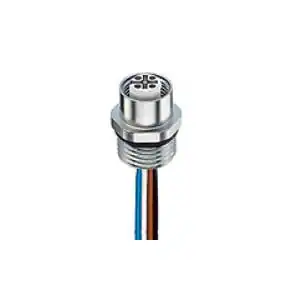 M12 F&amp;B (PVC) Sensor/Actuator Receptacle Connector