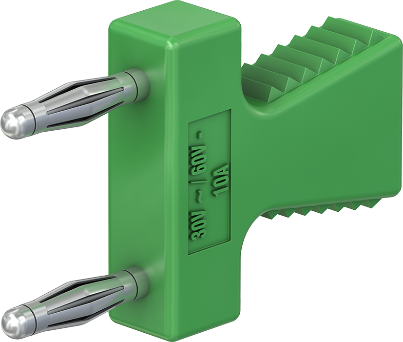 2 mm groene verbindingsstekker - KS2-12L/N groen