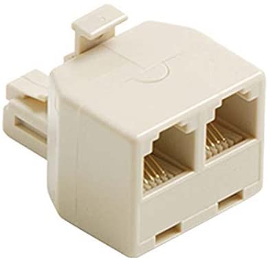 Modulaire Duplex Adapter 1 x mannelijk - 2 x vrouwelijk RJ10