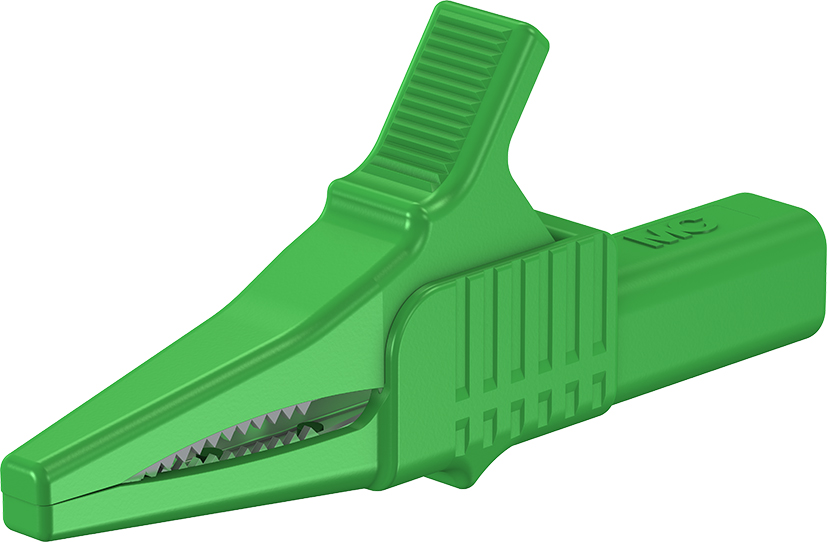 4 mm veiligheidstestclip groen - XKK-1001 groen