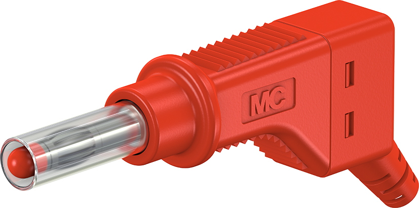 4 mm stapelbare stekker rood - XZGL-410 rood
