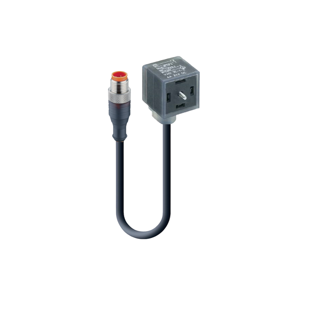 DIN EN 175301-803-A, Cordset, double ended