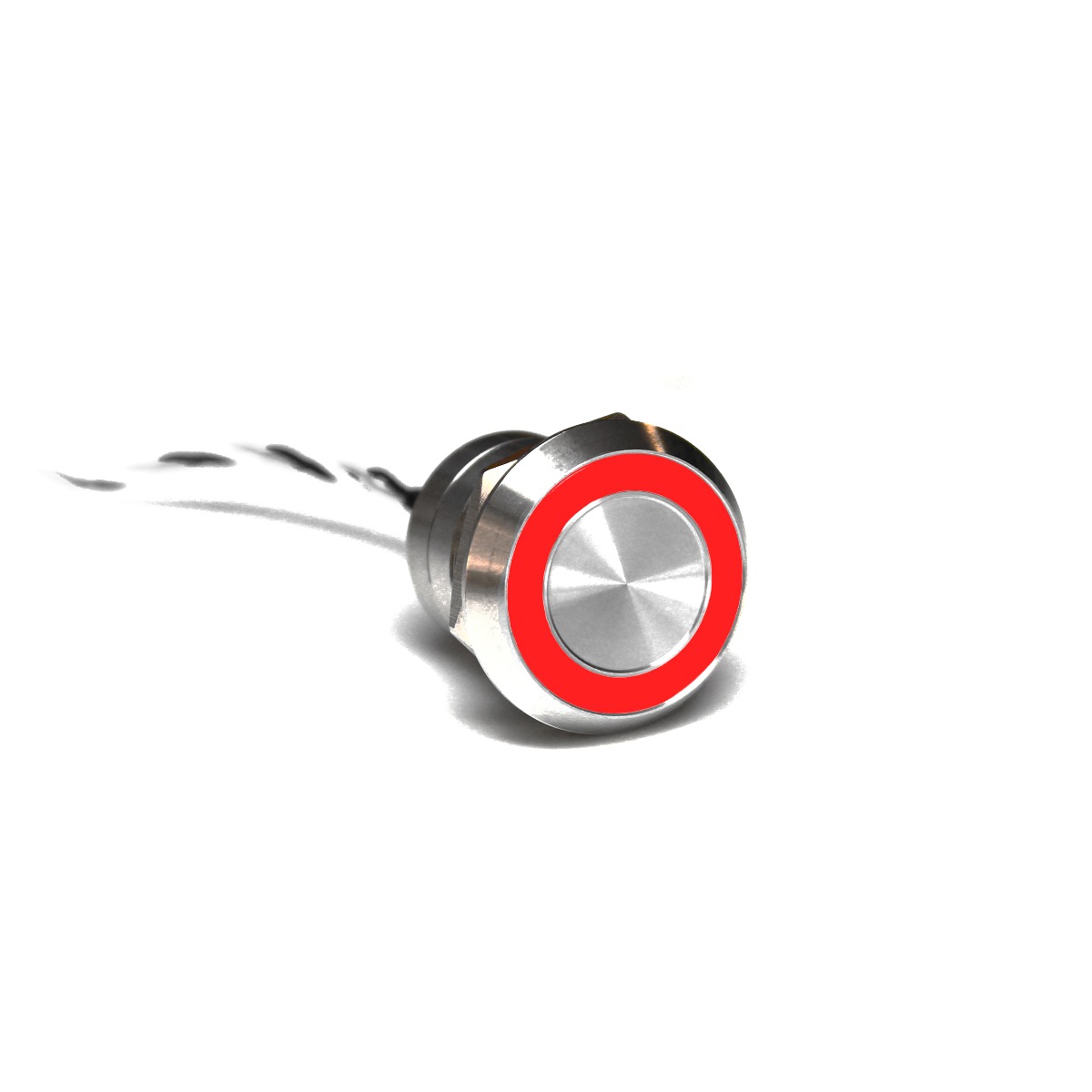 Capacitive switch, 22 mm, Normally Closed ,Stainless Steel ,Natural ,Red & Green LED ,12 VDC