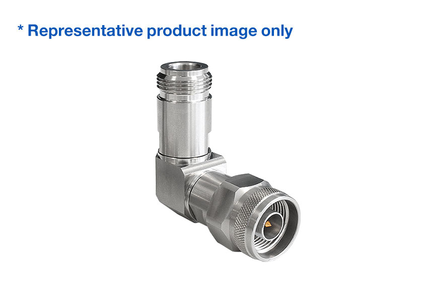N Jack to N Jack Right Angle RF Adapter