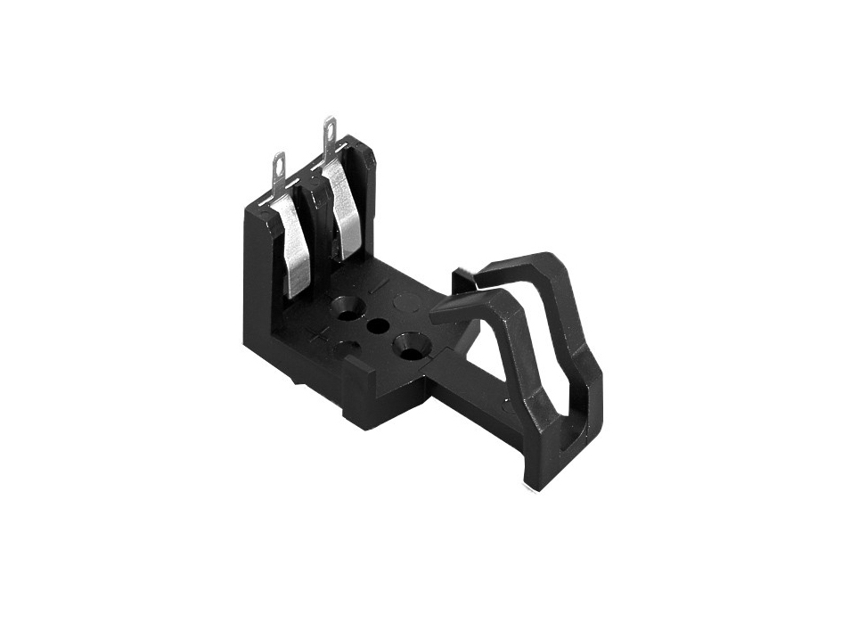 PP3/6R61 Size PCB/Base Mounting Battery Holder - 1 Cell