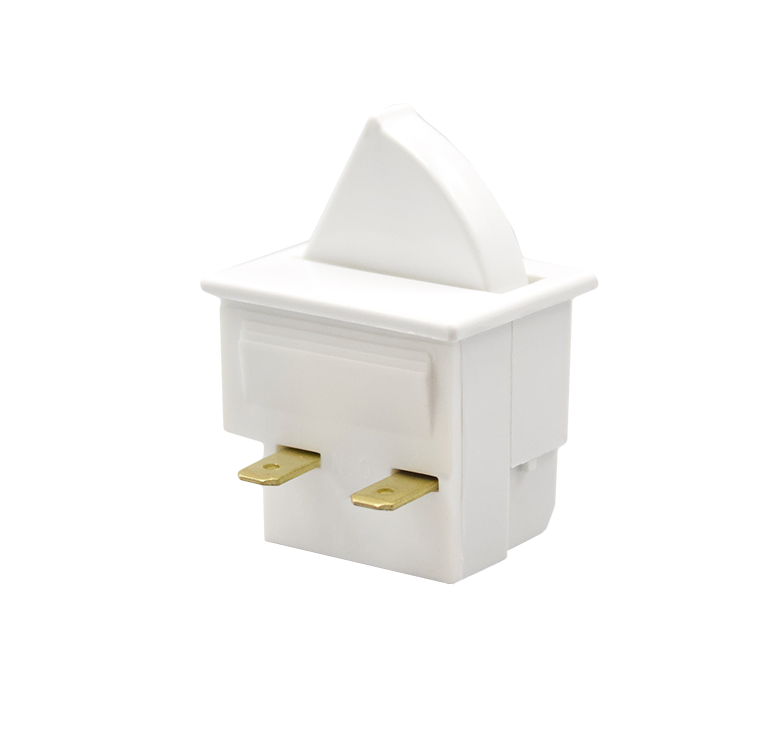 3146 Series S.P. On Off (Momentary On) 4.8 x 0.5 QC Termination 15.6mm Actuator Polar White 14 Gloss