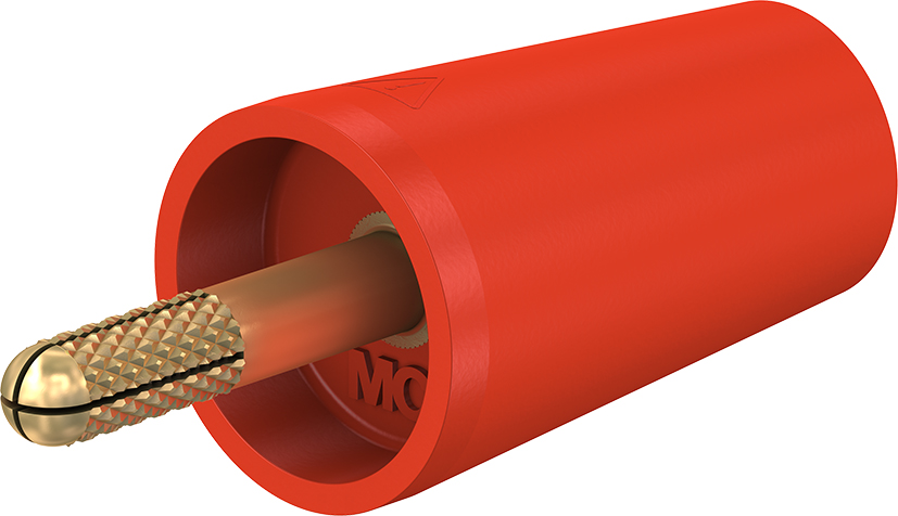 4 mm adapter rood - A-SLK4 rood