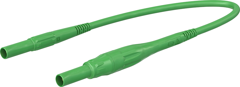 4 mm testkabel dat hoogvermogen-zekeringen accepteert 100 cm groen - XSMS-419 groen