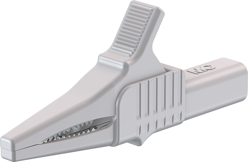 4 mm veiligheidstest clip wit - XKK-1001 wit