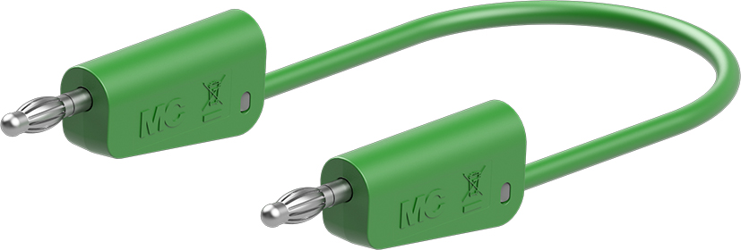 4 mm testkabel 100 cm groen - LK-4N-S10 groen
