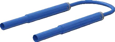 MULTILAM-stekker Ø 4 mm met isolerende huls aan beide uiteinden.