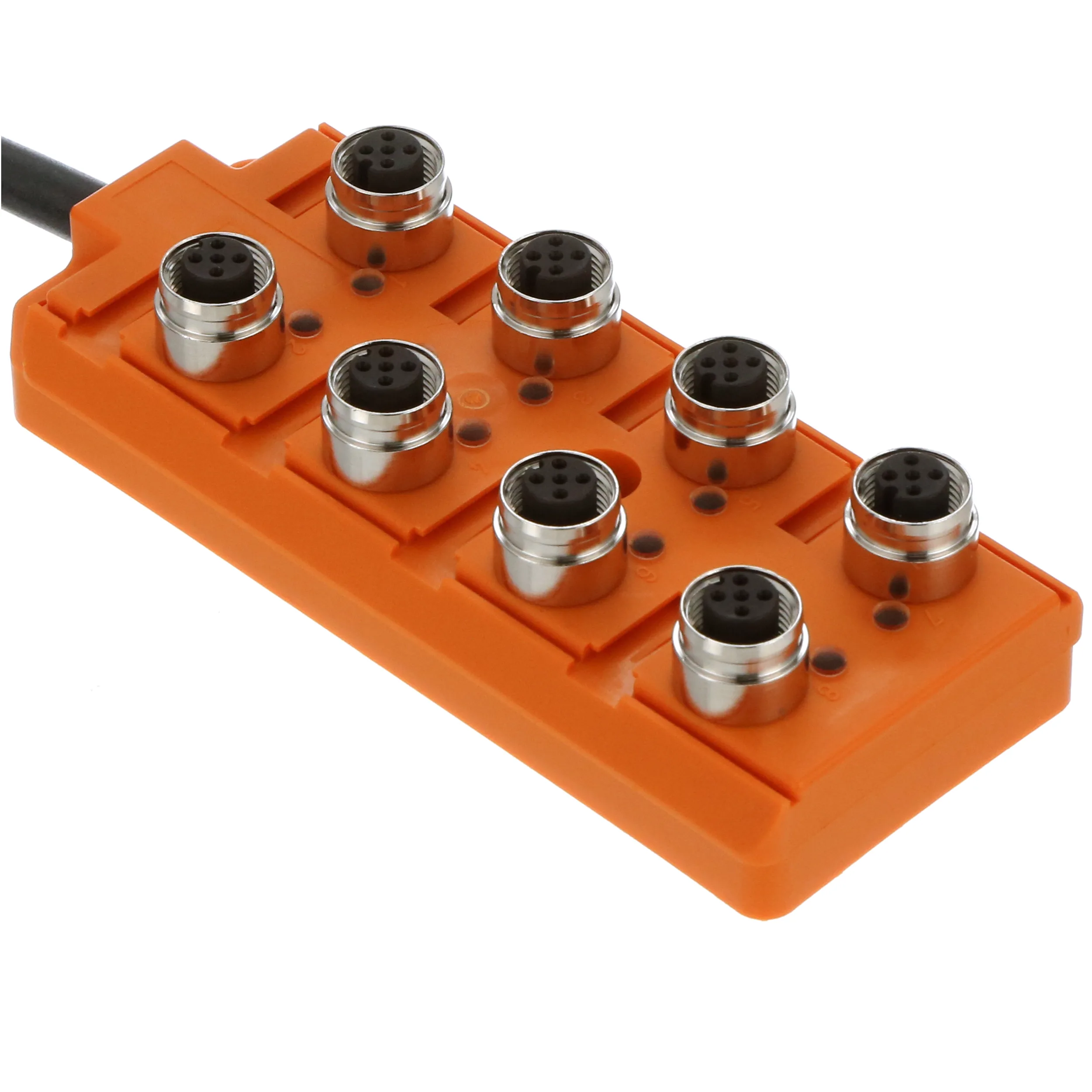 ASB met FIXCON-connector; 8 poorten; LED; ESD-capabel materiaal