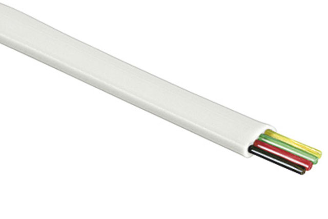 Modulaire platte kabel 4P. 100Mtr