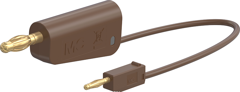 Adapterkabel 60 cm bruin - LK-4A2A-F05 bruin