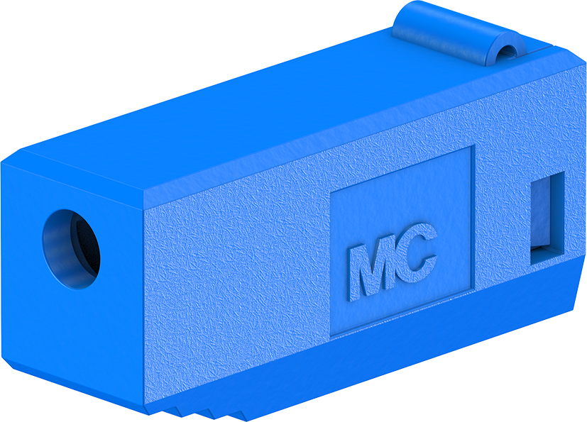 2 mm isolator blauw - KT205 blauw