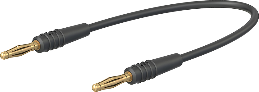 2 mm verbindingsdraad 15 cm zwart - LK205-L zwart