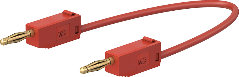 2 mm verbindingsdraad 30 cm rood - LK205 rood