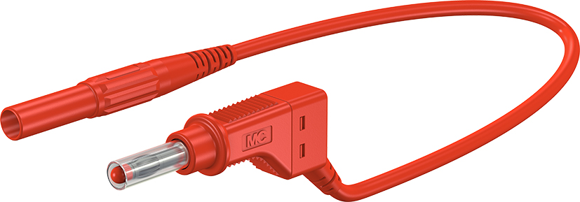 4 mm verbindingskabel 200 cm rood - XZG410-L rood