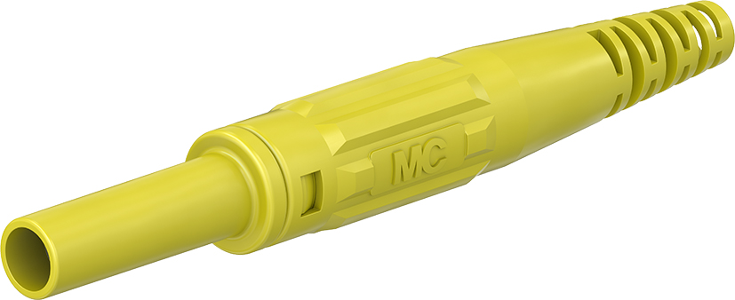4 mm veiligheidscontact geel - XK-410 geel
