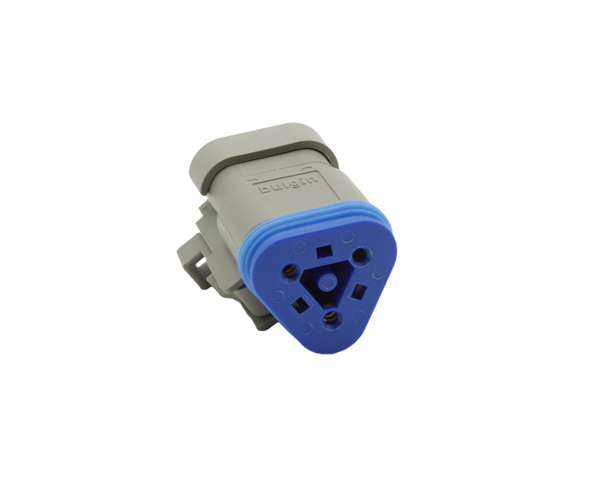 3 Contacts Male Standard Rectangular Grey Connector - TER