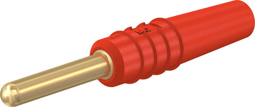 2 mm plug compleet rood - SLS2-S rood