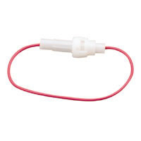 Zekeringhouder met kabel 200mm - Zekering 5,2x20mm
