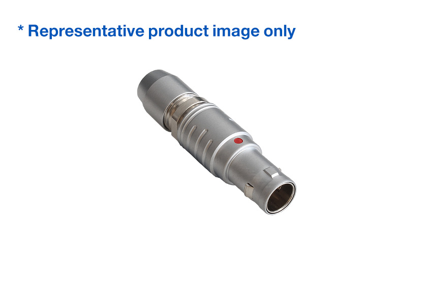 3 Contacts Straight Plug 0X Series Push Pull Connector