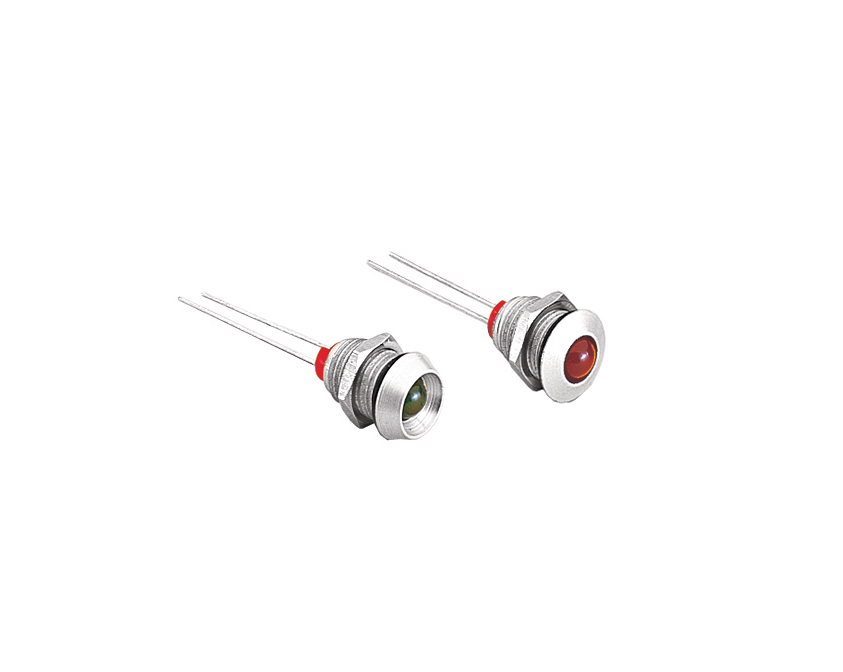 DX1091 Series Recessed Profile Anodised Aluminium Bezel IP66 Sealed Red/Green Dual Colour LED