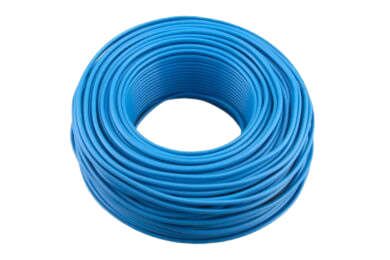 PVC hoogstroomdraden FLEXI-S 4,0 blauw (1 meter)