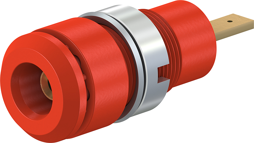 2 mm paneelmontage contact rood - SLB2-F2,8 rood