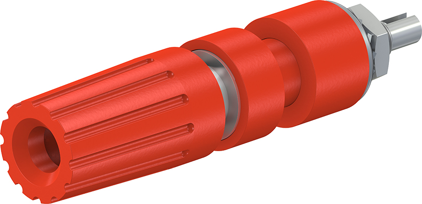 4 mm bevestigingspen rood - PK4-T rood