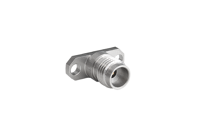 2.4mm Jack Straight 2 Hole Flange RF Connector