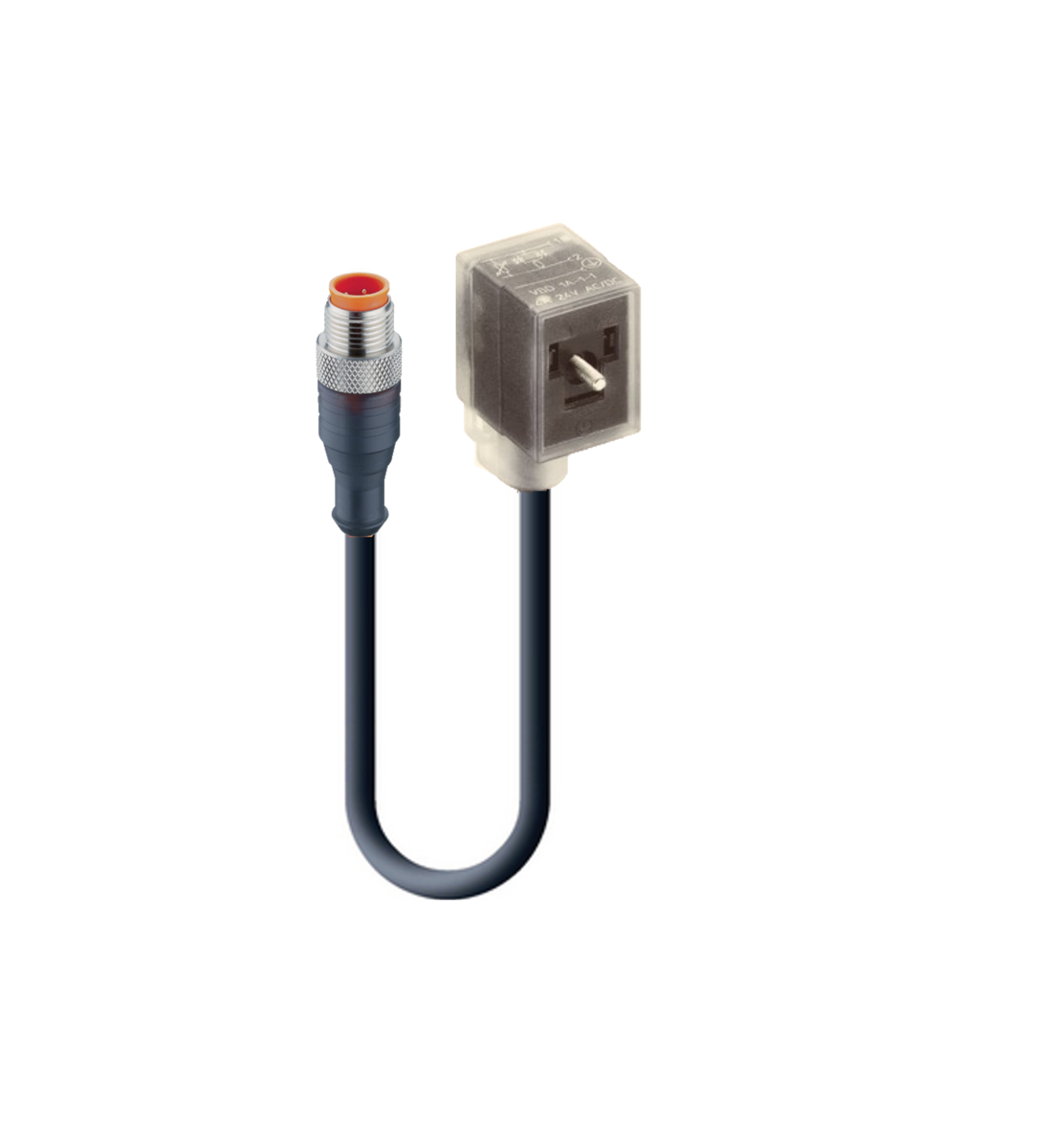 DIN EN 175301-803-B, Cordset, double ended