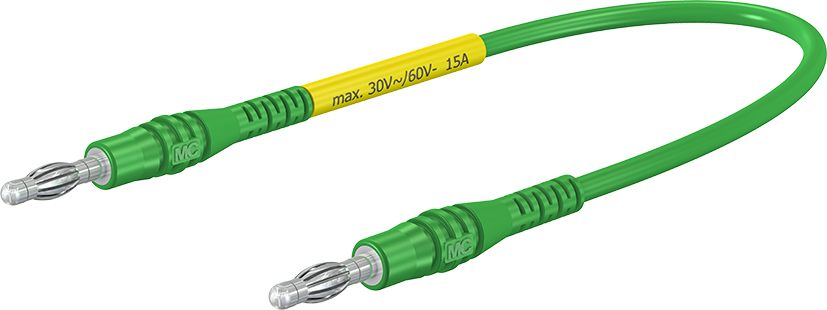 4 mm verbindingskabel 200 cm groen - FAL green