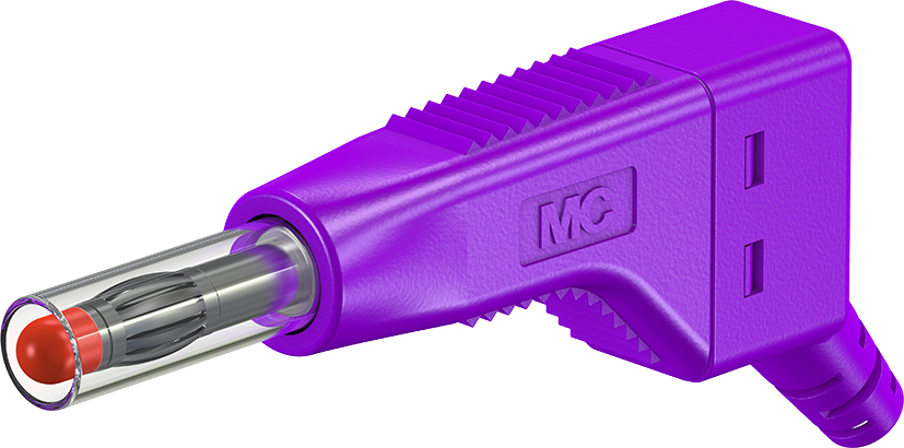 4 mm stapelbare plug violet - ZGL-410 violet