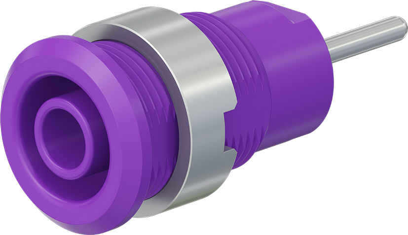 4 mm veiligheidssok violet - SLB4-R/N-X violet