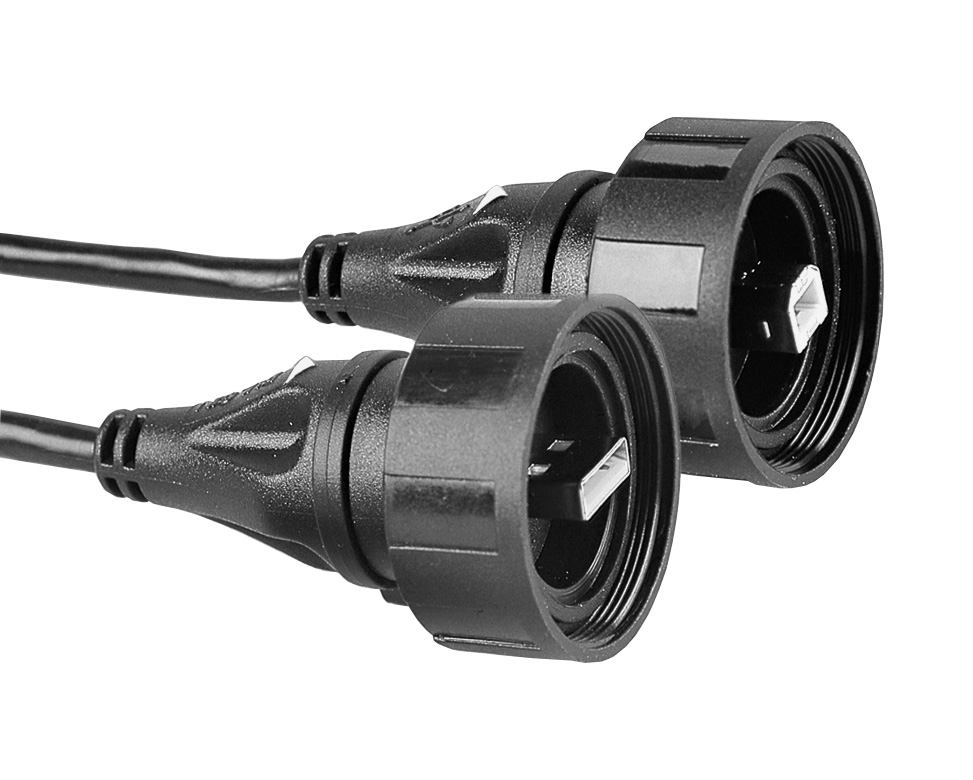 Overmoulded USB Cable PX0841 Series USB Sealed A Plug to Sealed B Plug