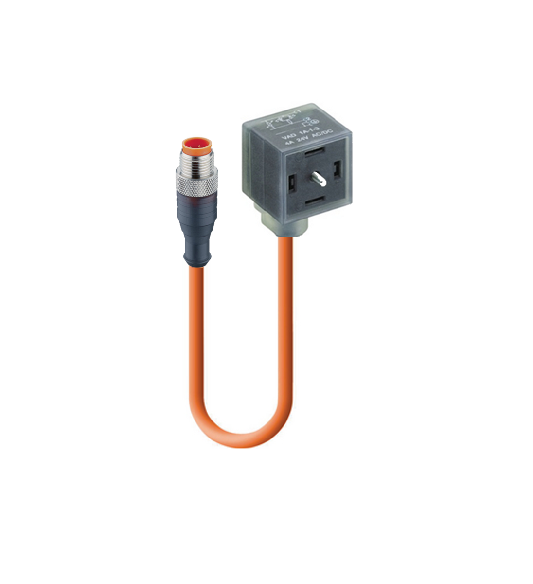 DIN EN 175301-803-A, Cordset, double ended.